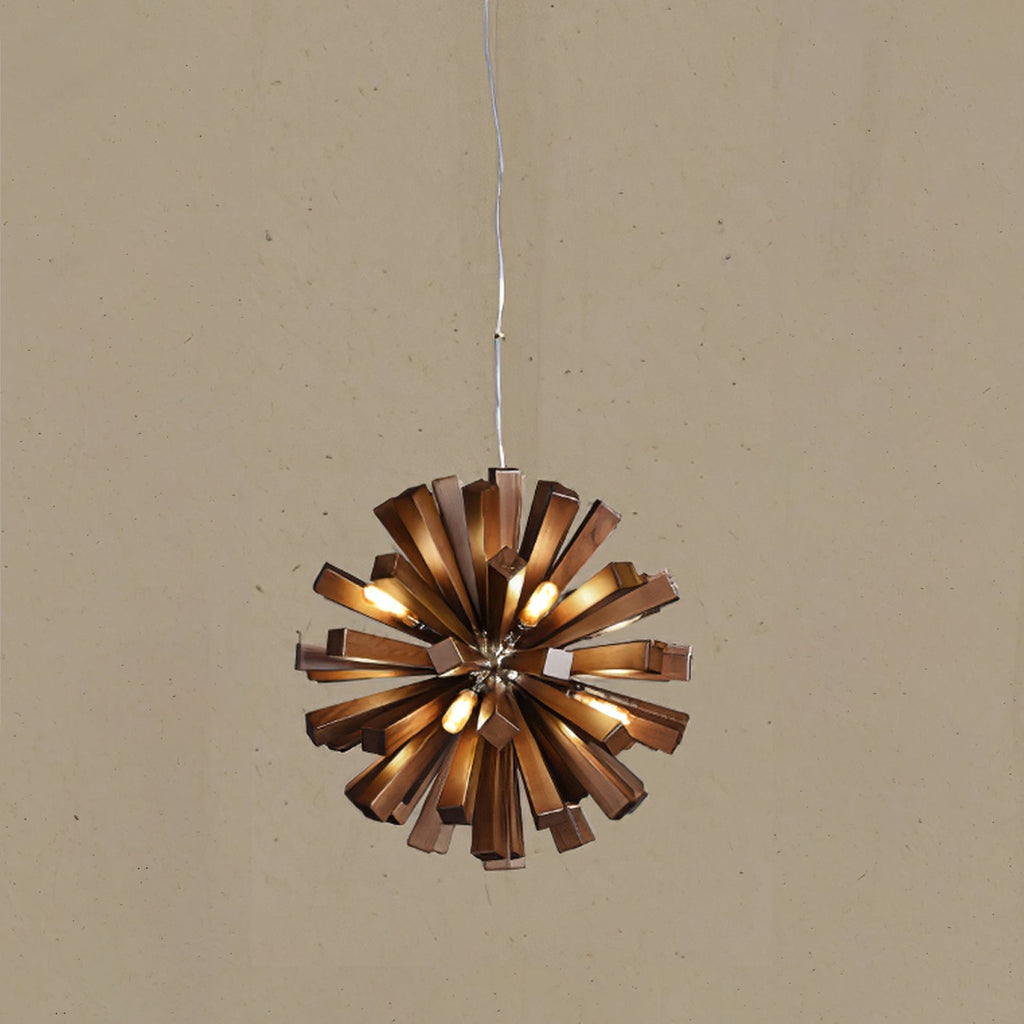 Nova Burst Wood LED Chandelier - product view 23
