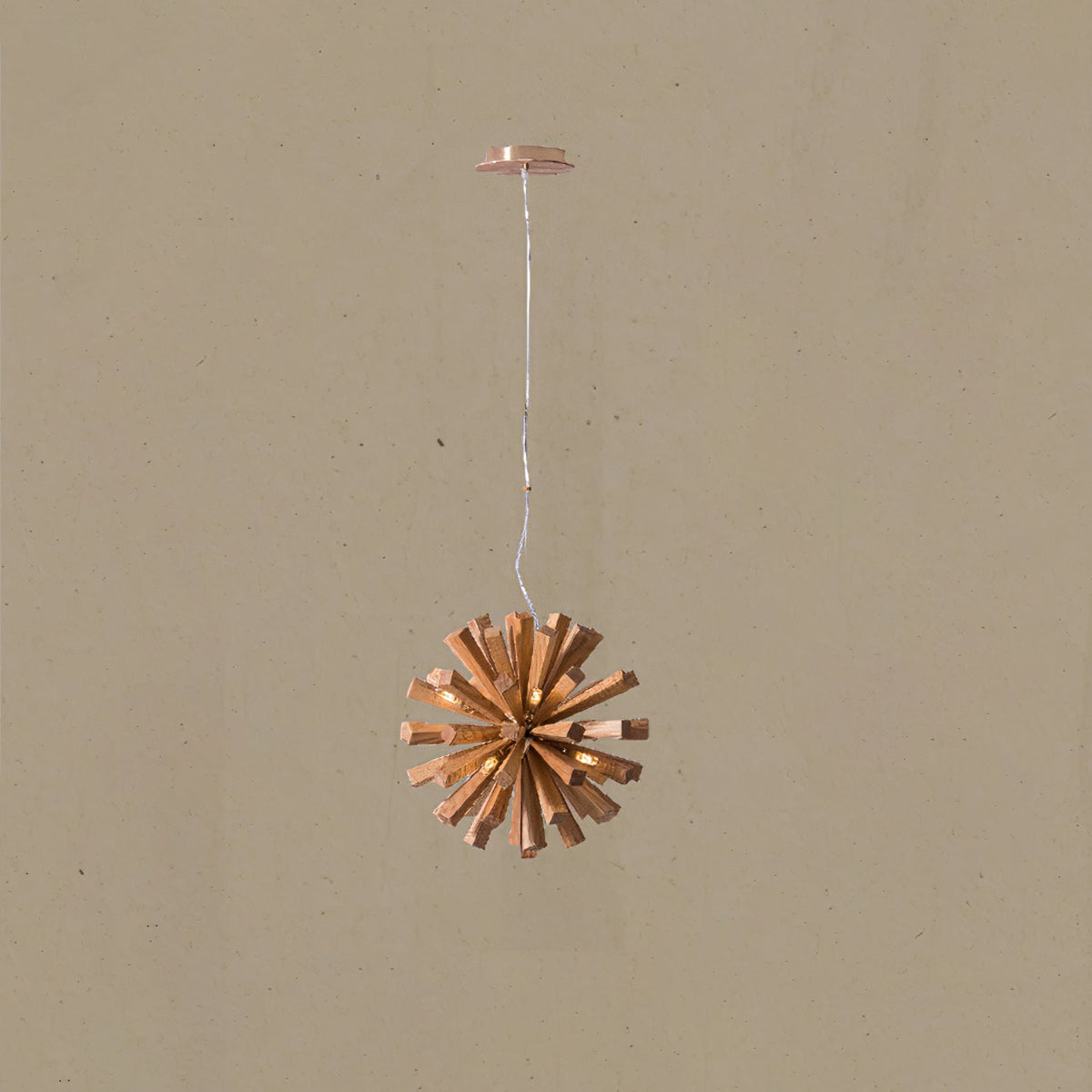 Nova Burst Wood LED Chandelier - product view 27