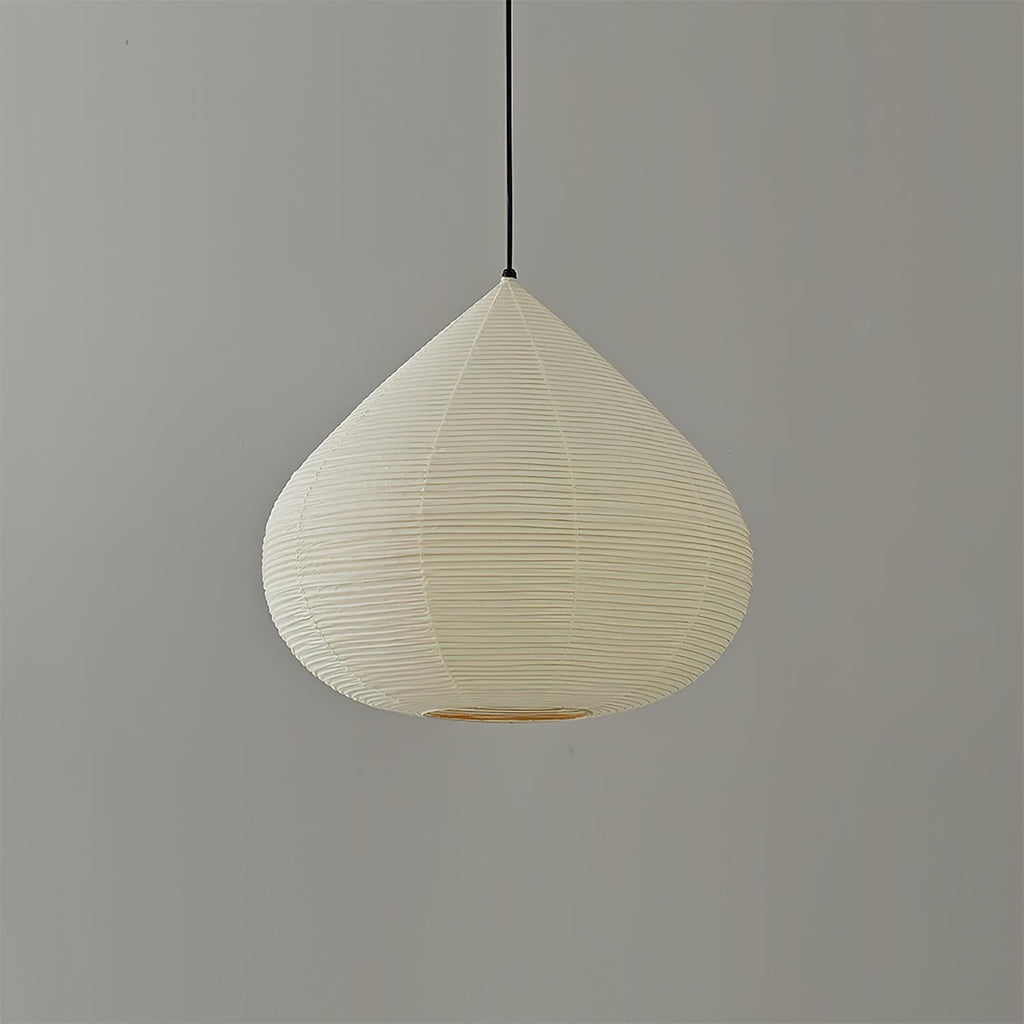 Nuvia Teardrop Paper Pendant Light — White