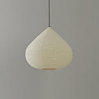 Nuvia Teardrop Paper Pendant Light — White