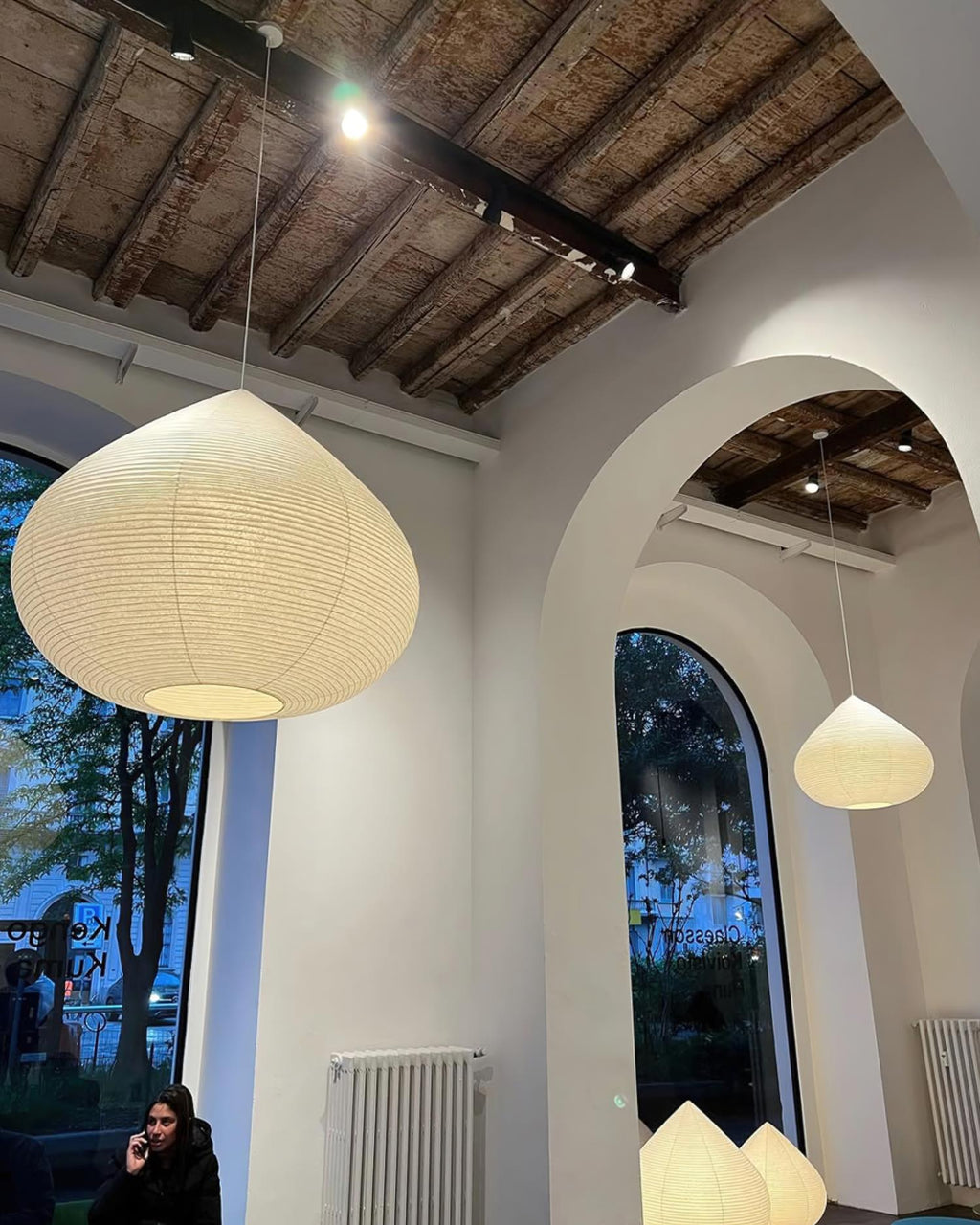 Nuvia Teardrop Paper Pendant Light — product detail 9