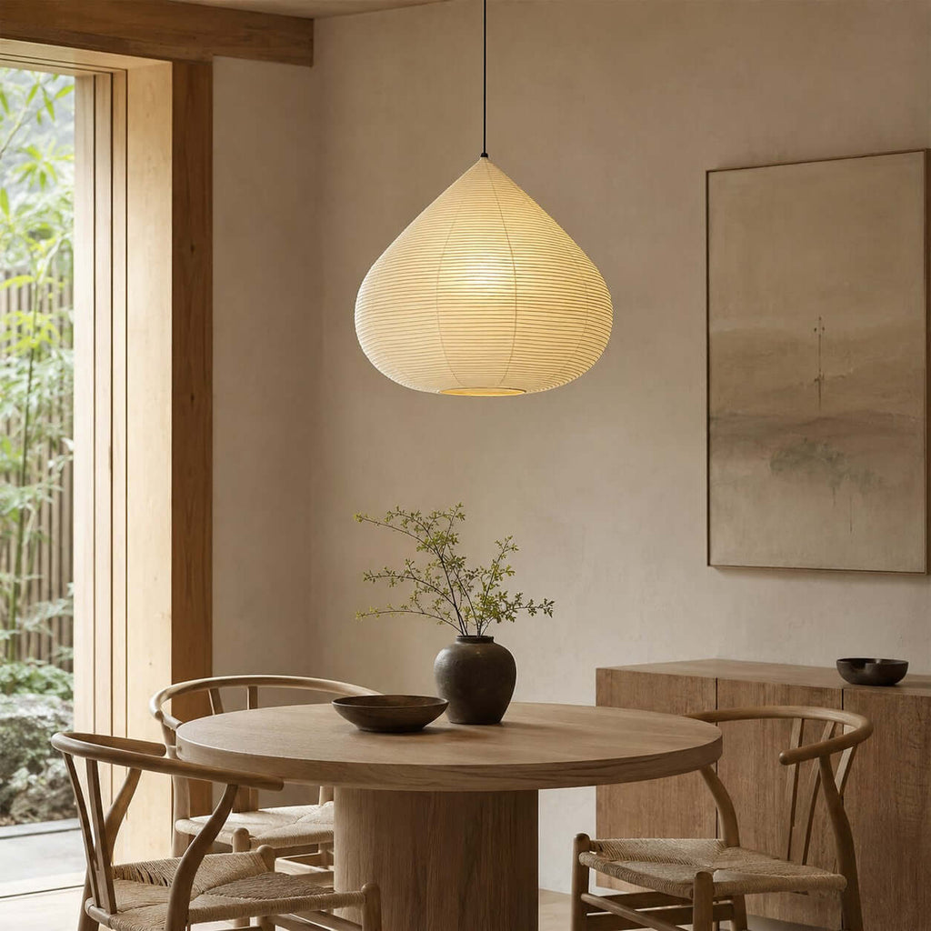 Nuvia Teardrop Paper Pendant Light