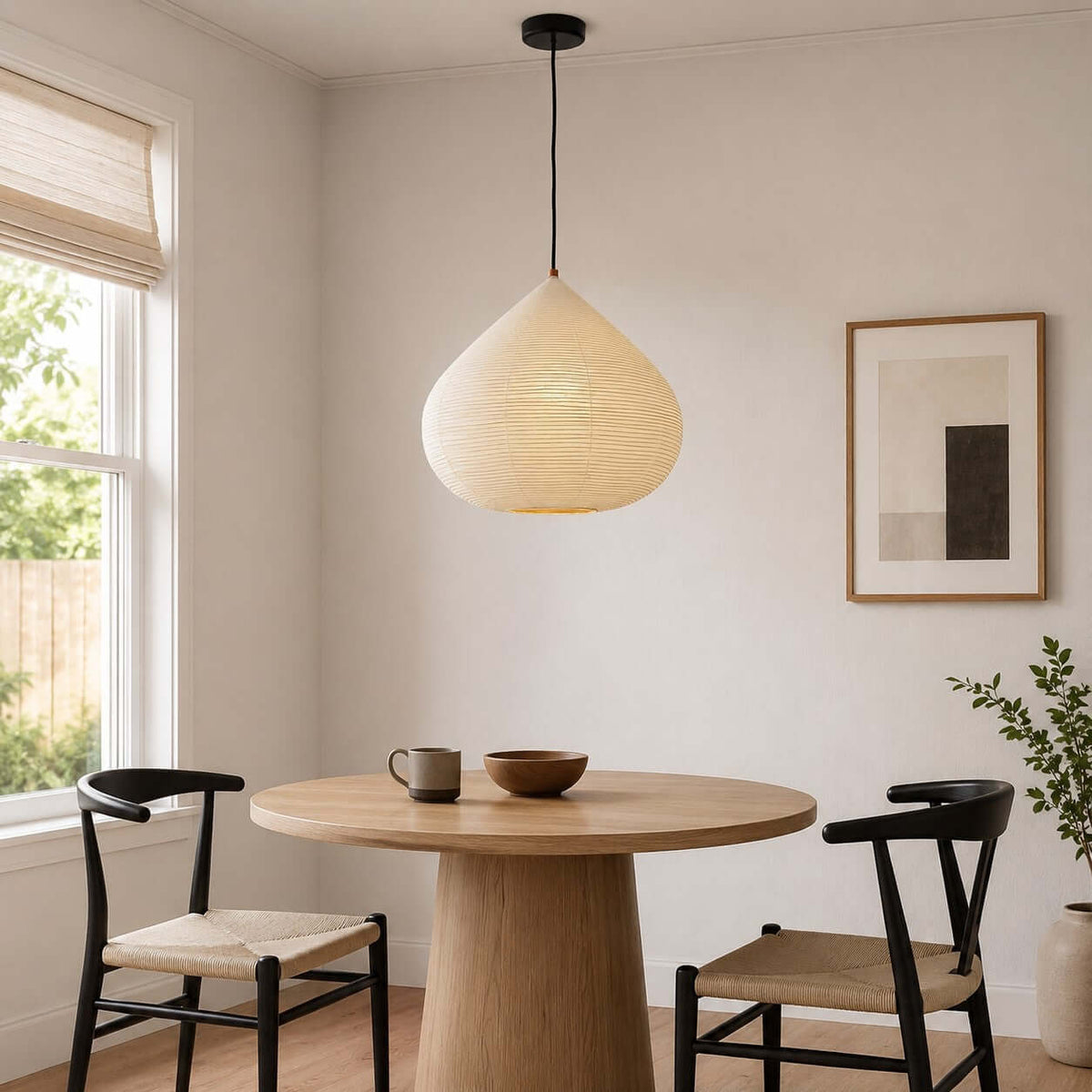 Nuvia Teardrop Paper Pendant Light
