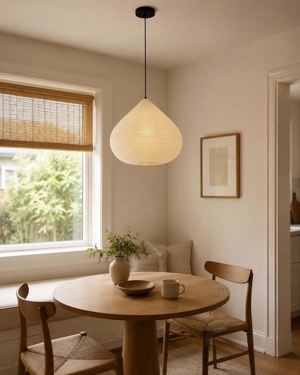 Nuvia Teardrop Paper Pendant Light