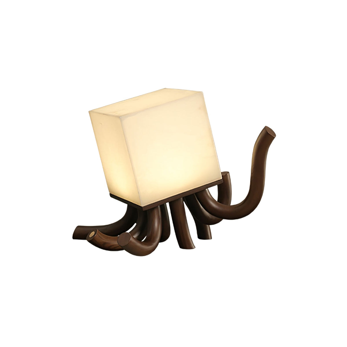 Octavia Alabaster Table Lamp — product and interior detail 14