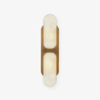 Odin Alabaster Capsule LED Wall Sconce – wall sconce product view 1