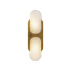 Odin Alabaster Capsule LED Wall Sconce – wall sconce product view 11