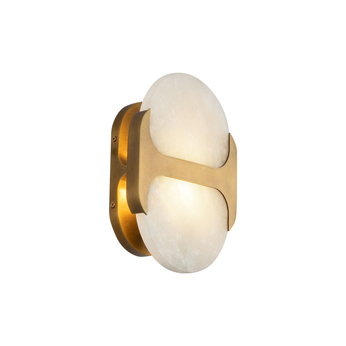 Odin Alabaster Capsule LED Wall Sconce – wall sconce product view 12