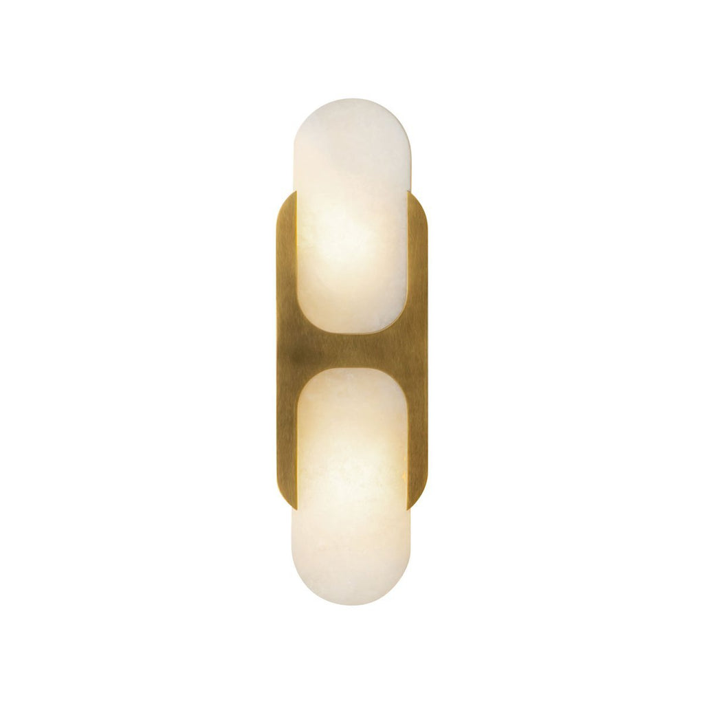 Odin Alabaster Capsule LED Wall Sconce – wall sconce product view 13