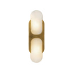 Odin Alabaster Capsule LED Wall Sconce – wall sconce product view 13