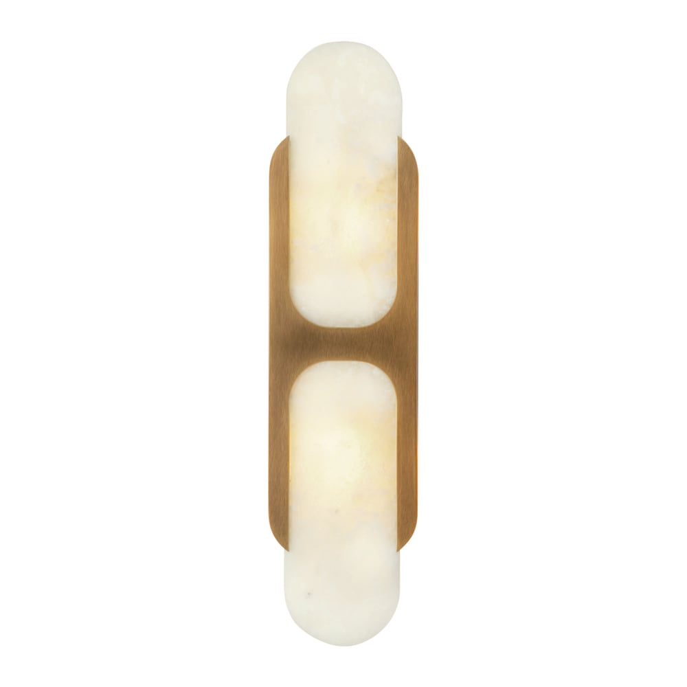 Odin Alabaster Capsule LED Wall Sconce – wall sconce product view 16