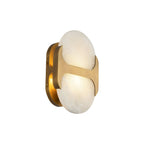 Odin Alabaster Capsule LED Wall Sconce – wall sconce product view 17