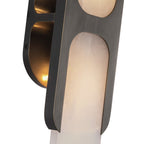 Odin Alabaster Capsule LED Wall Sconce – wall sconce product view 18