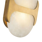 Odin Alabaster Capsule LED Wall Sconce – wall sconce product view 20