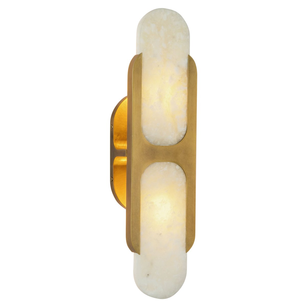Odin Alabaster Capsule LED Wall Sconce – wall sconce product view 23