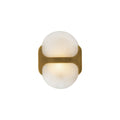 Odin Alabaster Capsule LED Wall Sconce – wall sconce product view 24