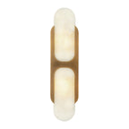 Odin Alabaster Capsule LED Wall Sconce – wall sconce product view 25