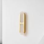 Odin Alabaster Capsule LED Wall Sconce – wall sconce product view 30