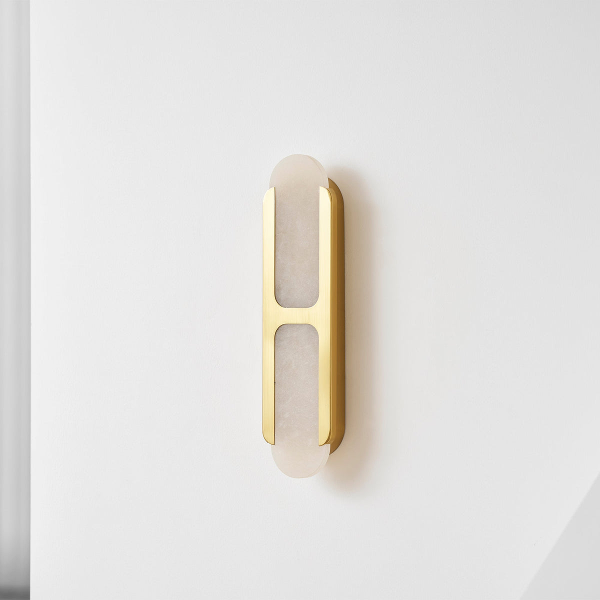 Odin Alabaster Capsule LED Wall Sconce – wall sconce product view 30