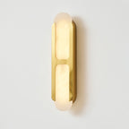 Odin Alabaster Capsule LED Wall Sconce – wall sconce product view 31