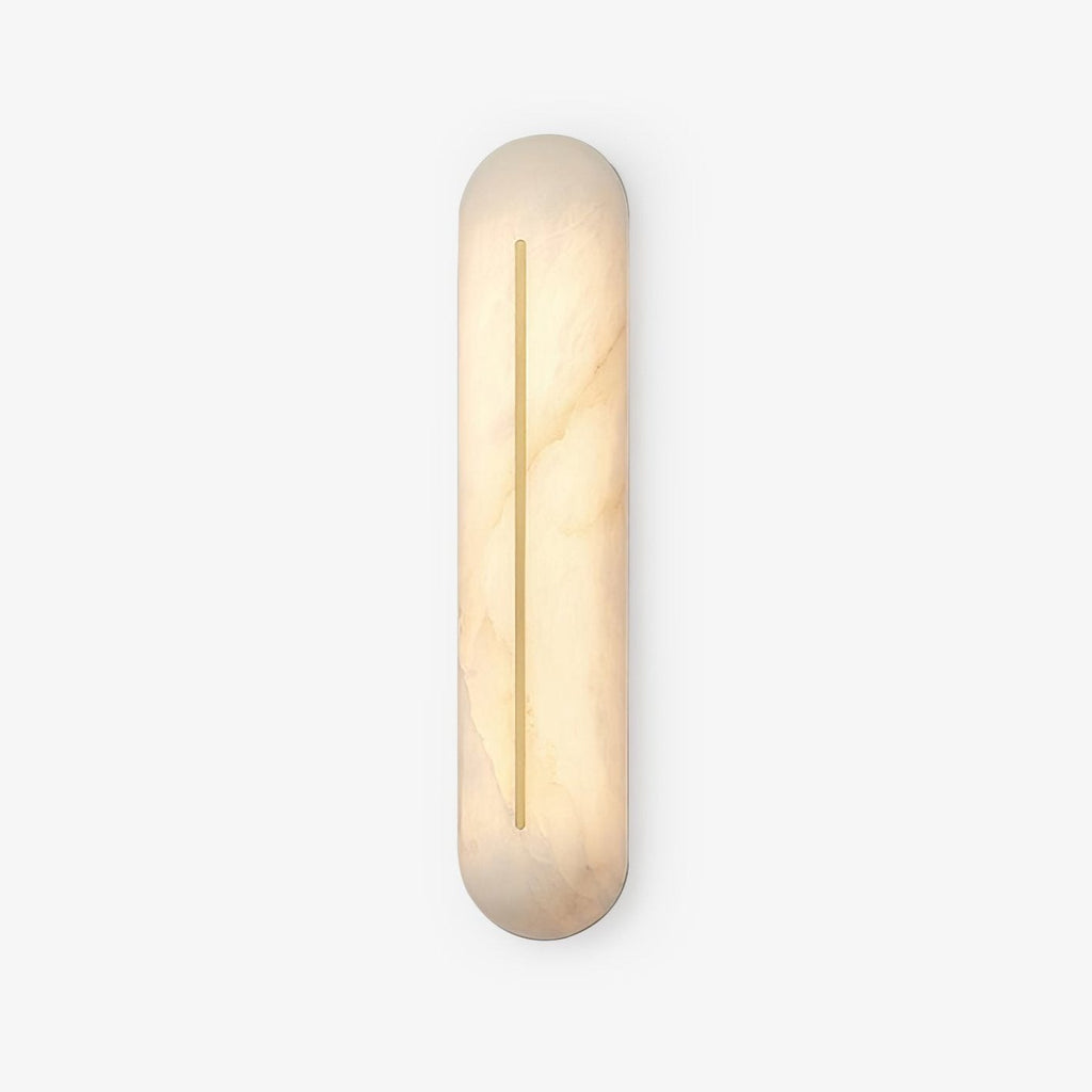 Orbison Alabaster LED Wall Sconce – wall sconce product view 1