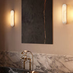 Orbison Alabaster LED Wall Sconce – wall sconce product view 2