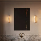 Orbison Alabaster LED Wall Sconce – wall sconce product view 4