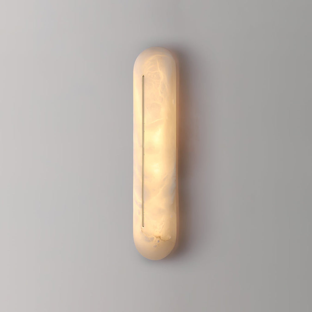 Orbison Alabaster LED Wall Sconce – wall sconce product view 12