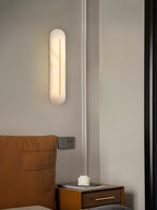 Orbison Alabaster LED Wall Sconce – wall sconce product view 34