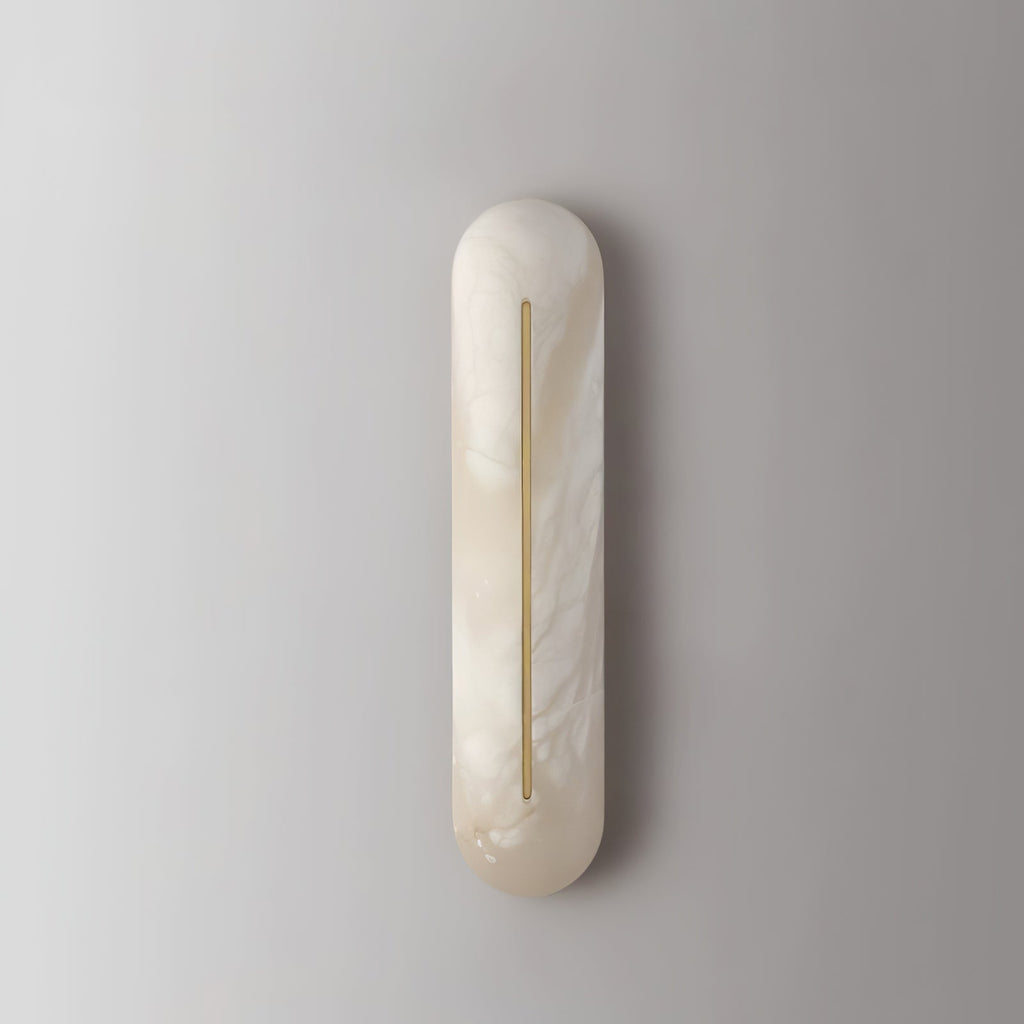 Orbison Alabaster LED Wall Sconce – wall sconce product view 37