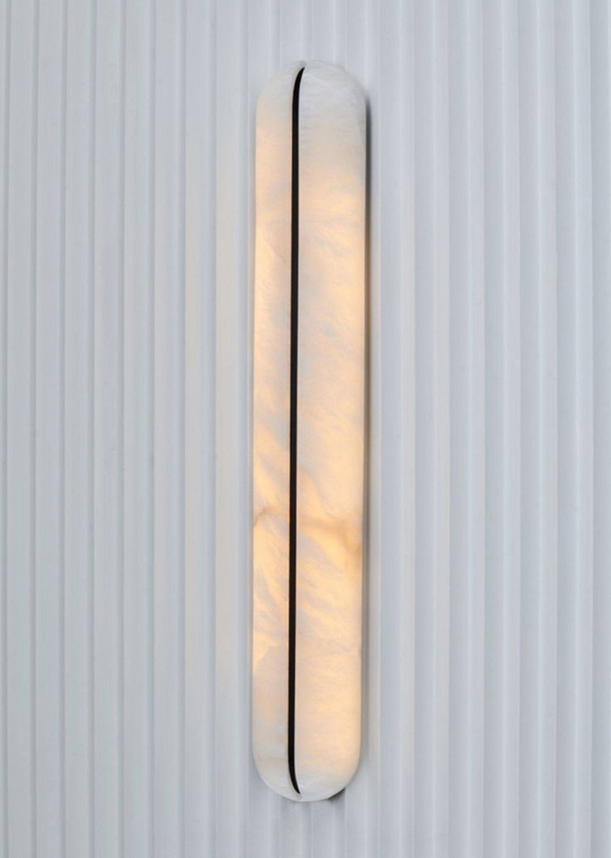 Orbison Alabaster LED Wall Sconce – wall sconce product view 57