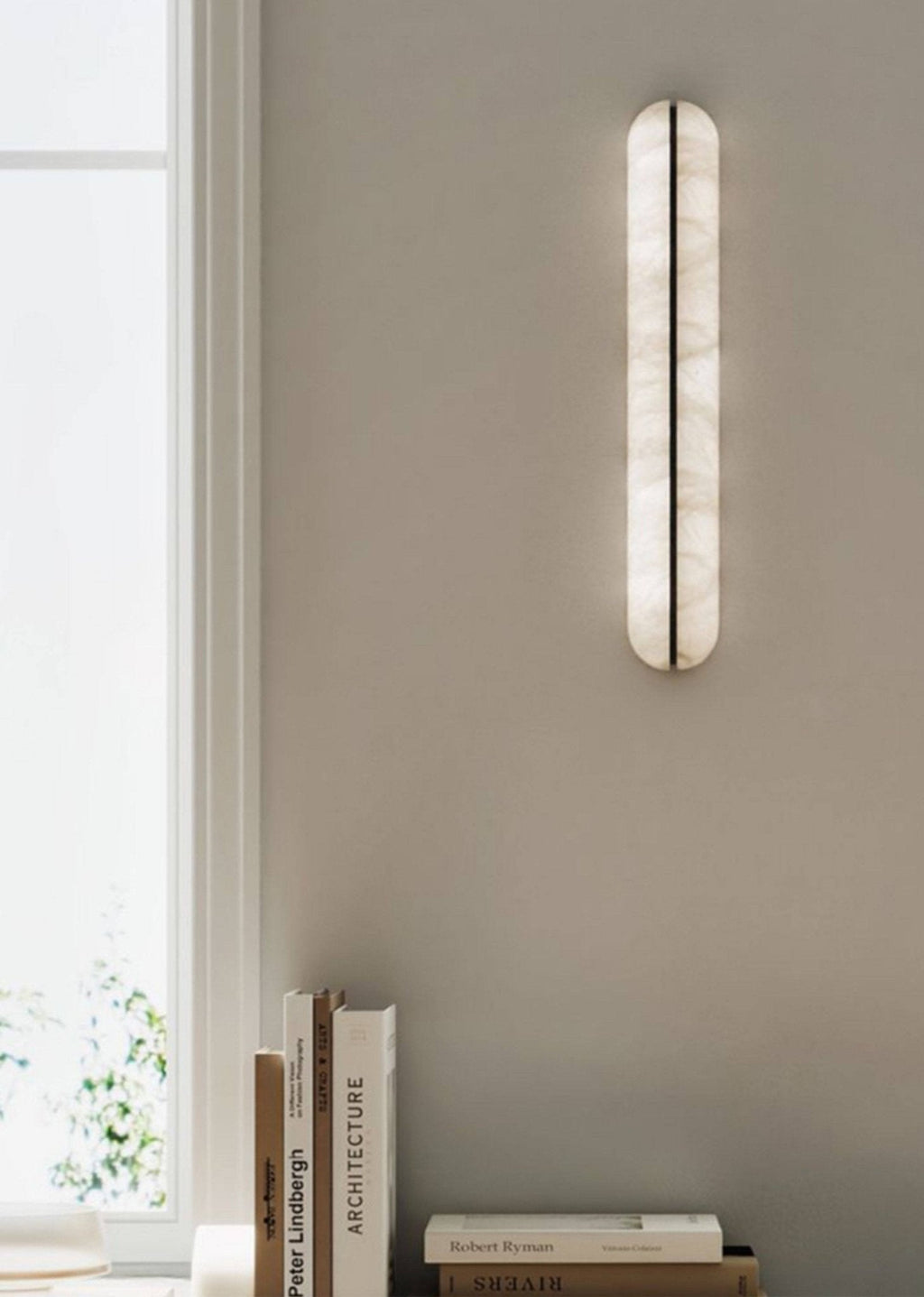 Orbison Alabaster LED Wall Sconce – wall sconce product view 59