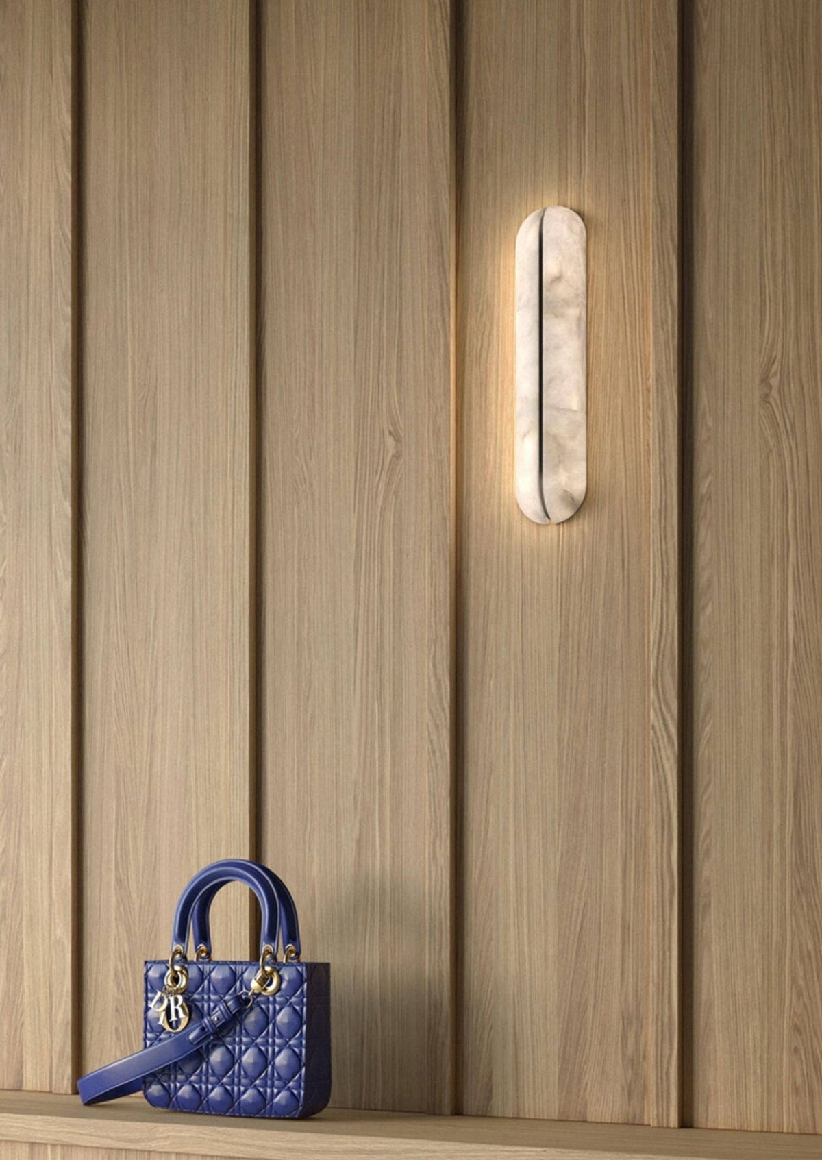 Orbison Alabaster LED Wall Sconce – wall sconce product view 60