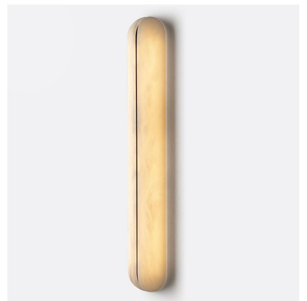 Orbison Alabaster LED Wall Sconce – wall sconce product view 63