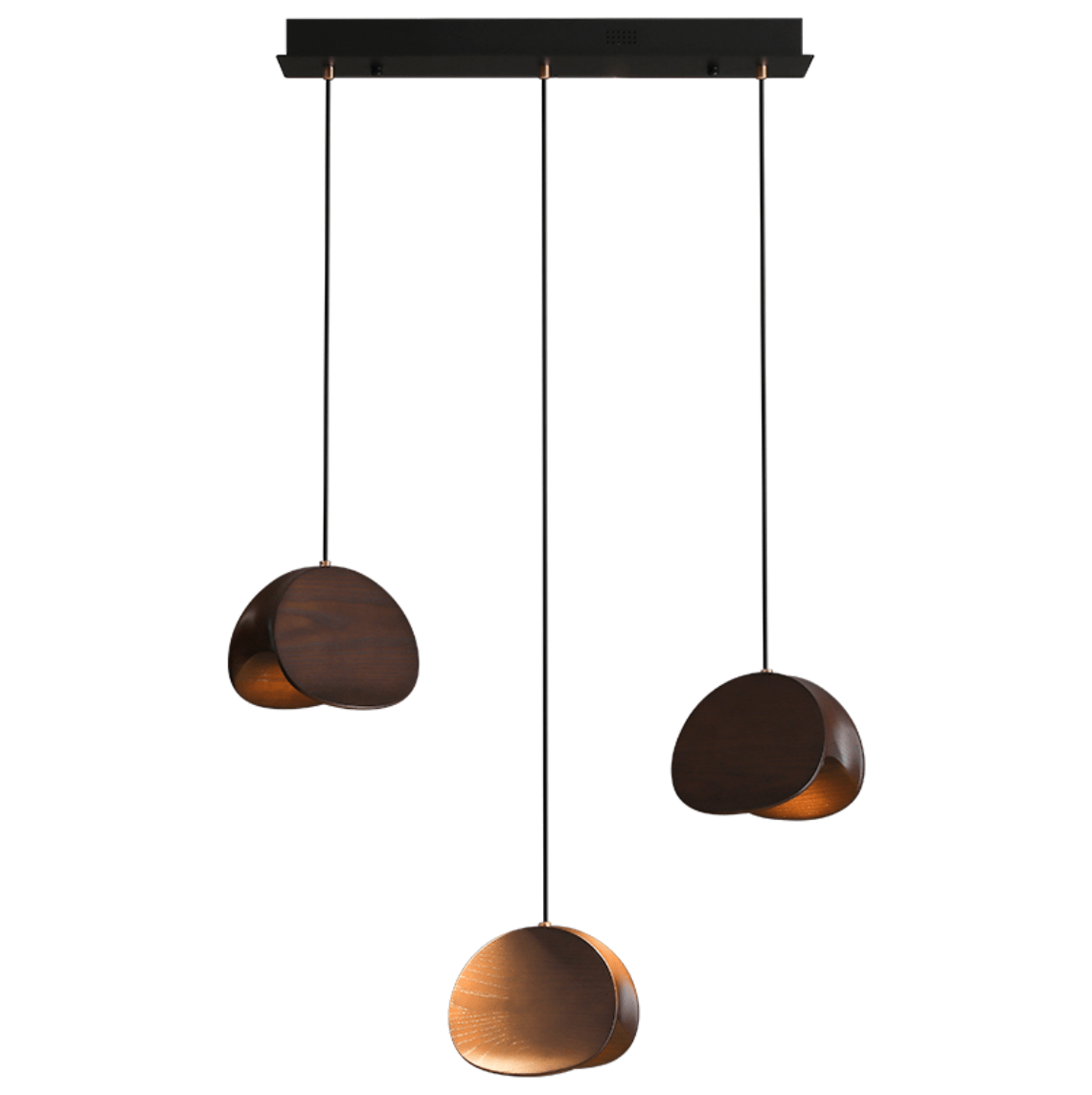 Orbit Fold Wood Pendant Light — product and interior detail 39