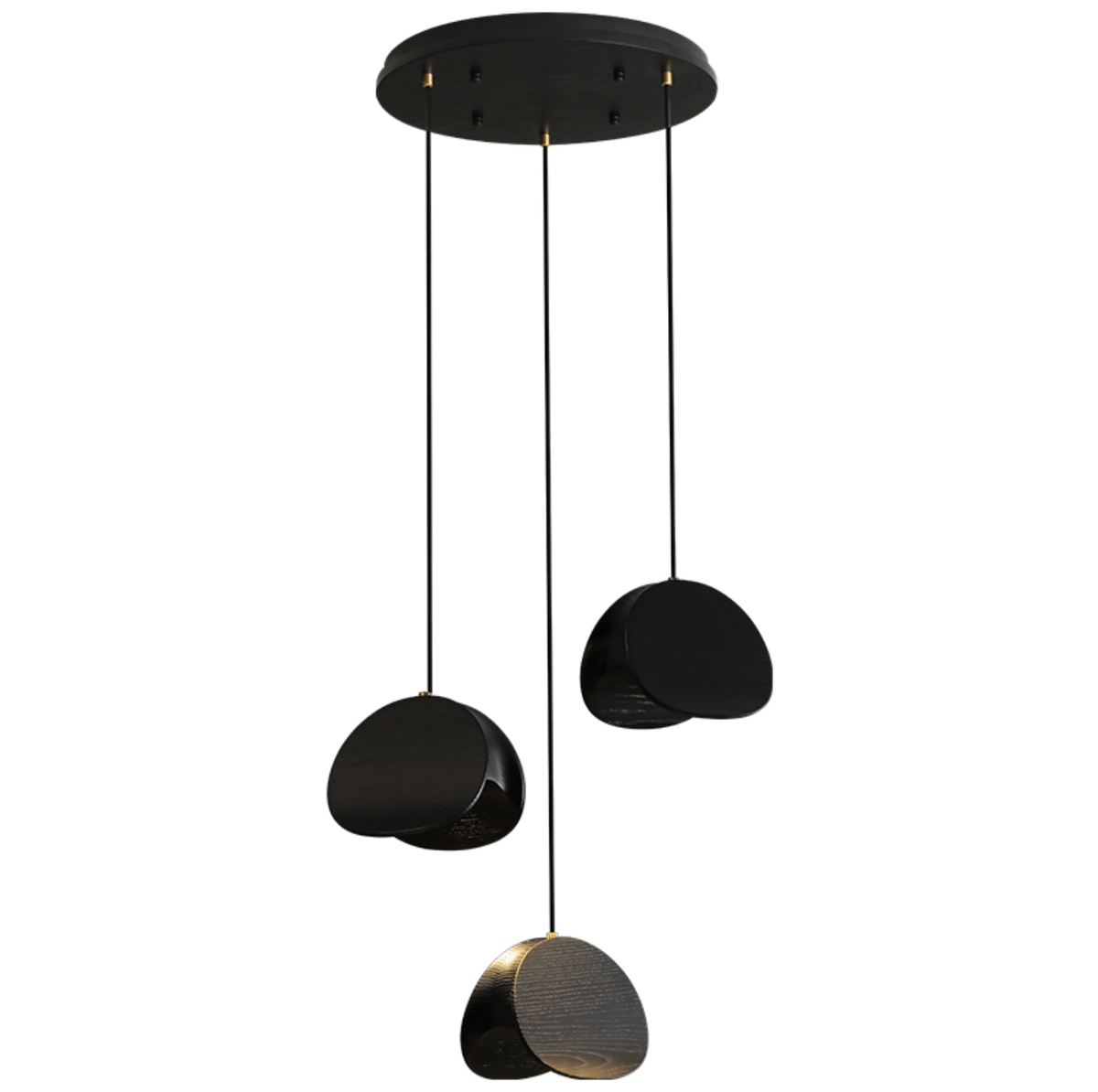 Orbit Fold Wood Pendant Light — product and interior detail 44
