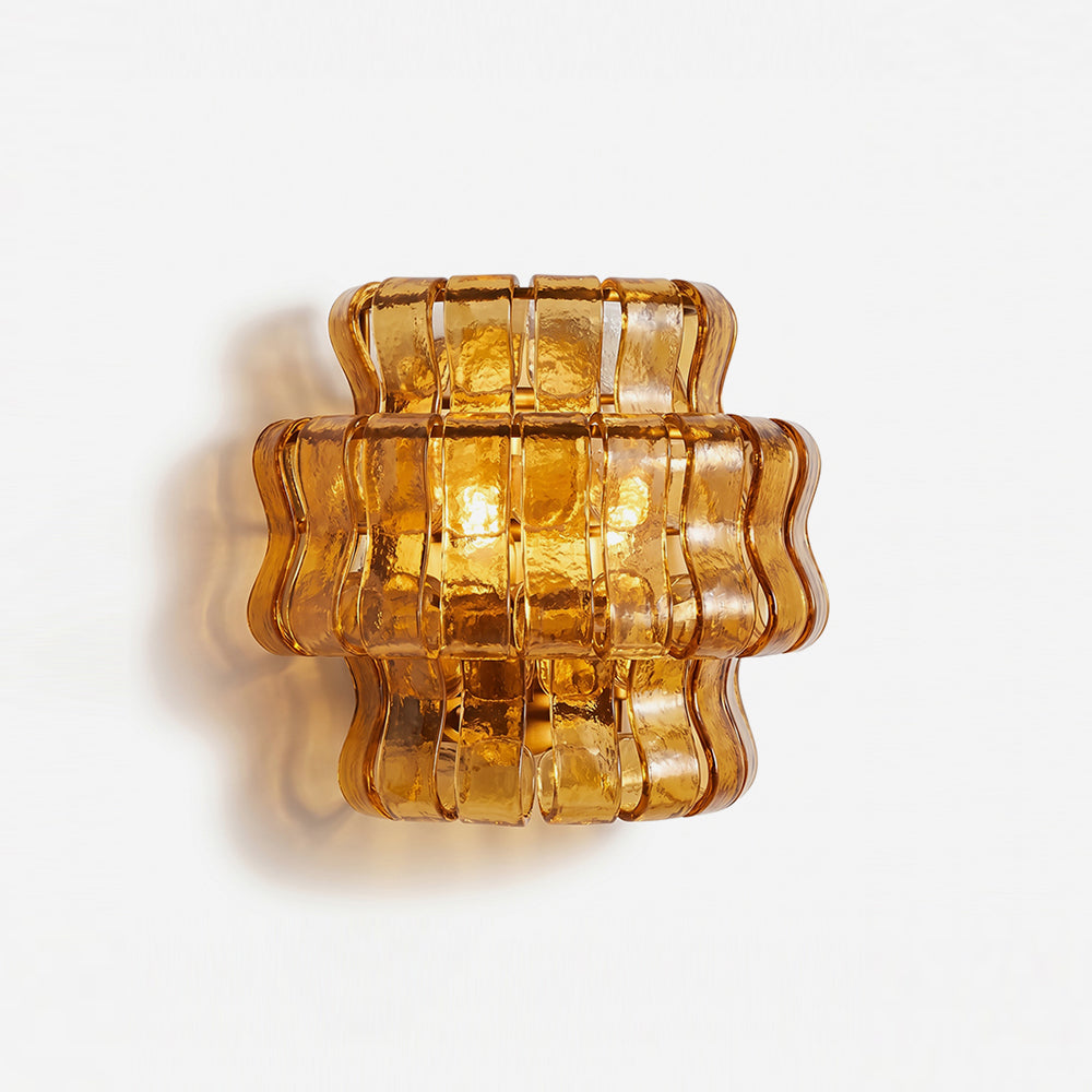 Orlisse Tiered Glass Wall Sconce — product detail 1