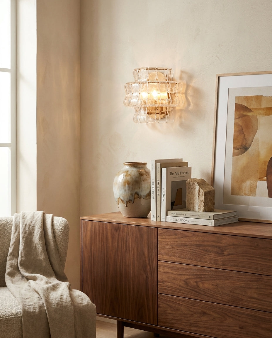 Orlisse Tiered Glass Wall Sconce — product detail 13