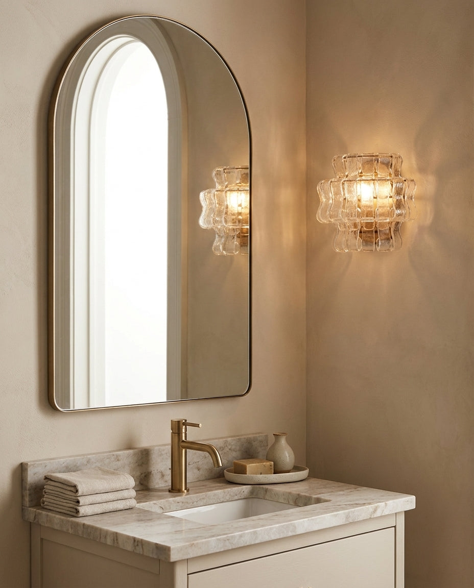 Orlisse Tiered Glass Wall Sconce — product detail 14