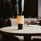 Orlo Ribbed Wood USB Table Lamp - product view 15