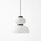 Ovela Segmented Paper Pendant Light — White