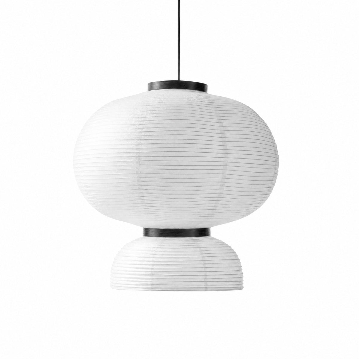Ovela Segmented Paper Pendant Light — White