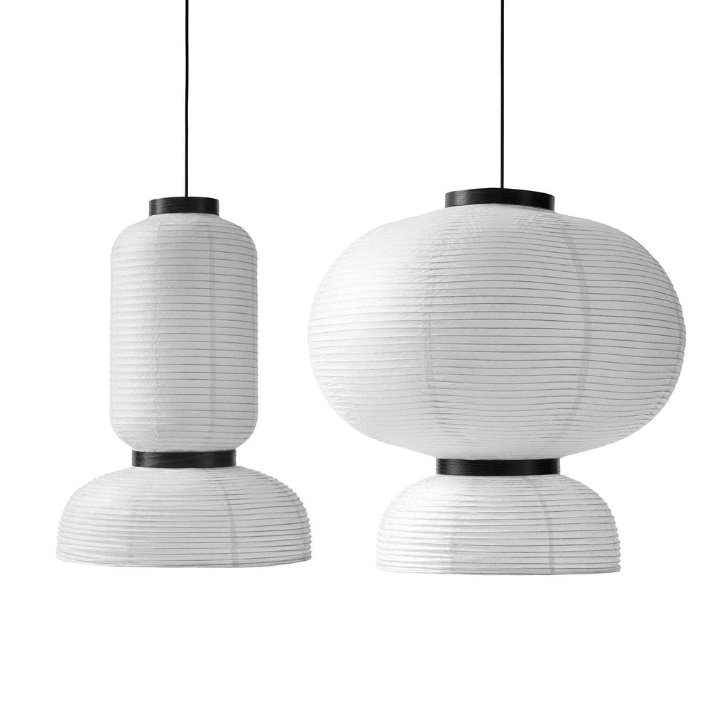 Ovela Segmented Paper Pendant Light — White