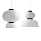Ovela Segmented Paper Pendant Light — White