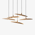 Paddle Boat Wood LED Chandelier — product view
