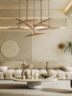 Paddle Boat Wood LED Chandelier — design and interior detail 3