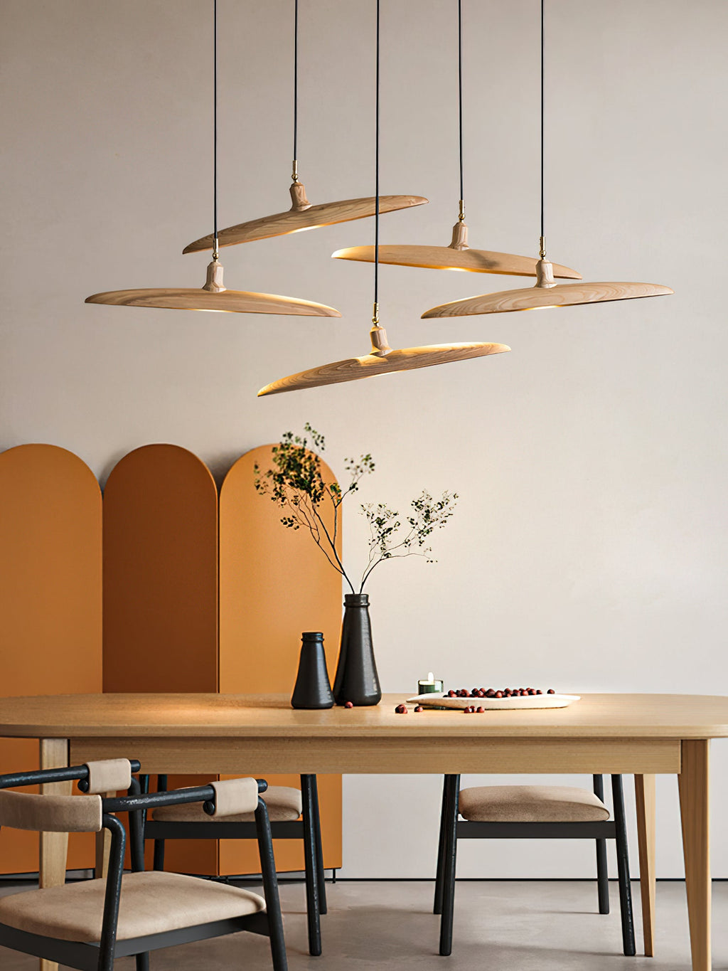 Paddle Boat Wood LED Chandelier — design and interior detail 5