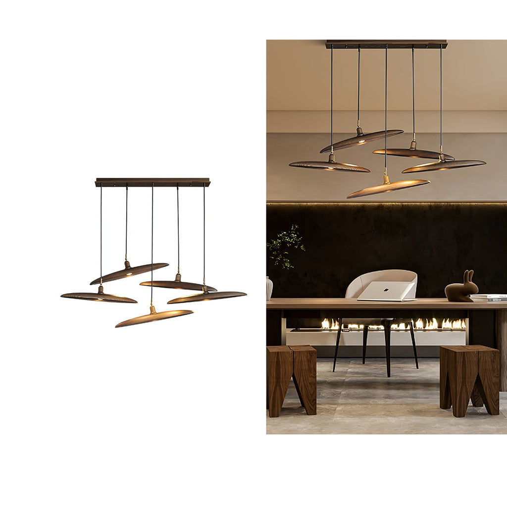 Paddle Boat Wood LED Chandelier — design and interior detail 10