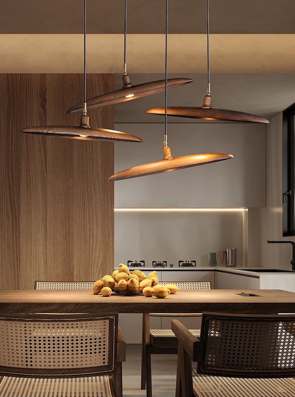 Paddle Boat Wood LED Chandelier — design and interior detail 12