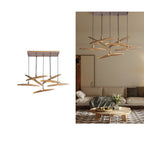 Paddle Boat Wood LED Chandelier — design and interior detail 16